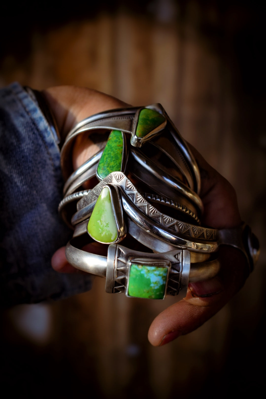 MANHATTAN - Bracelet en Argent & Turquoise Manhattan Green