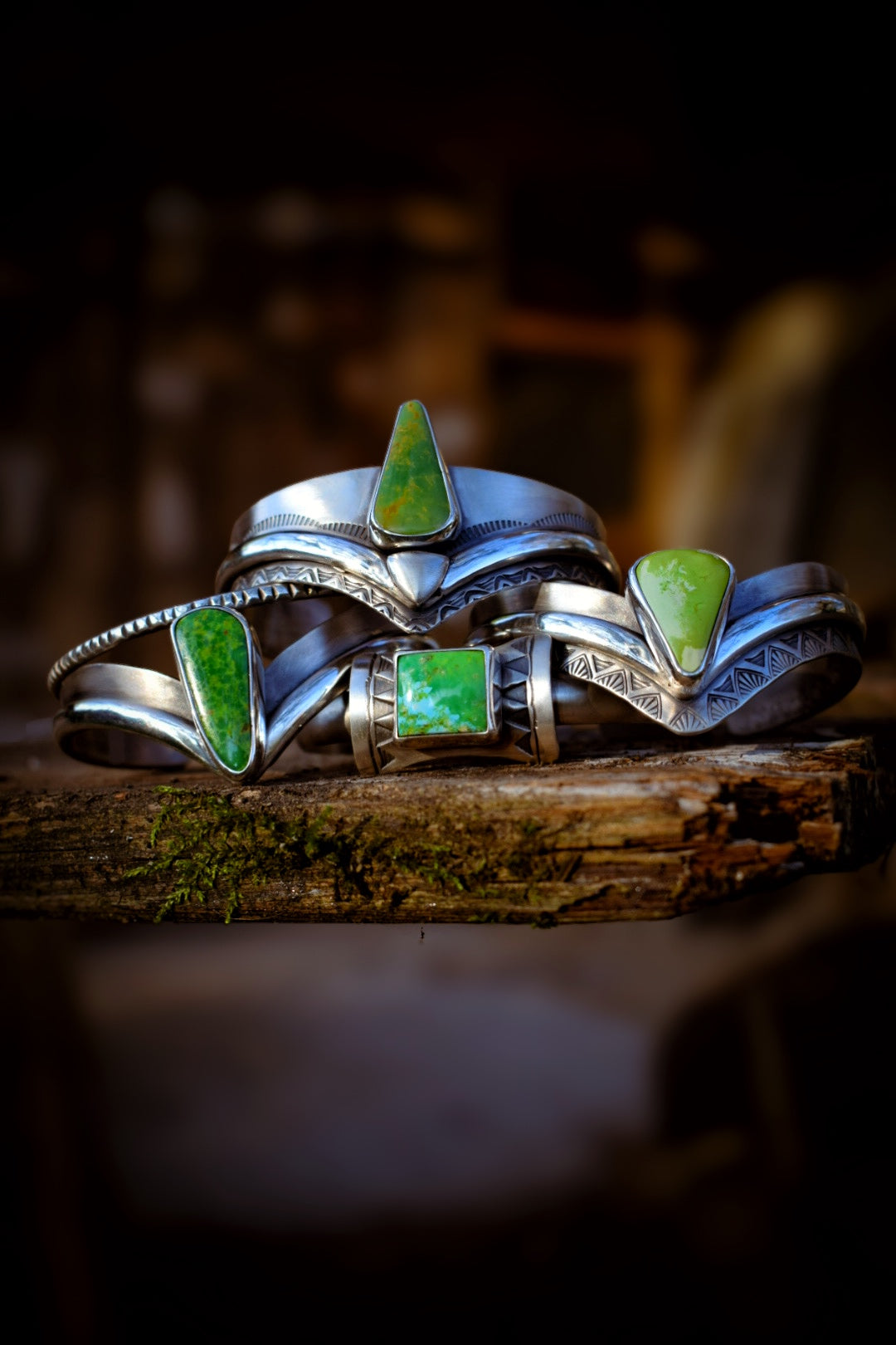 MANHATTAN - Bracelet en Argent & Turquoise Manhattan Green