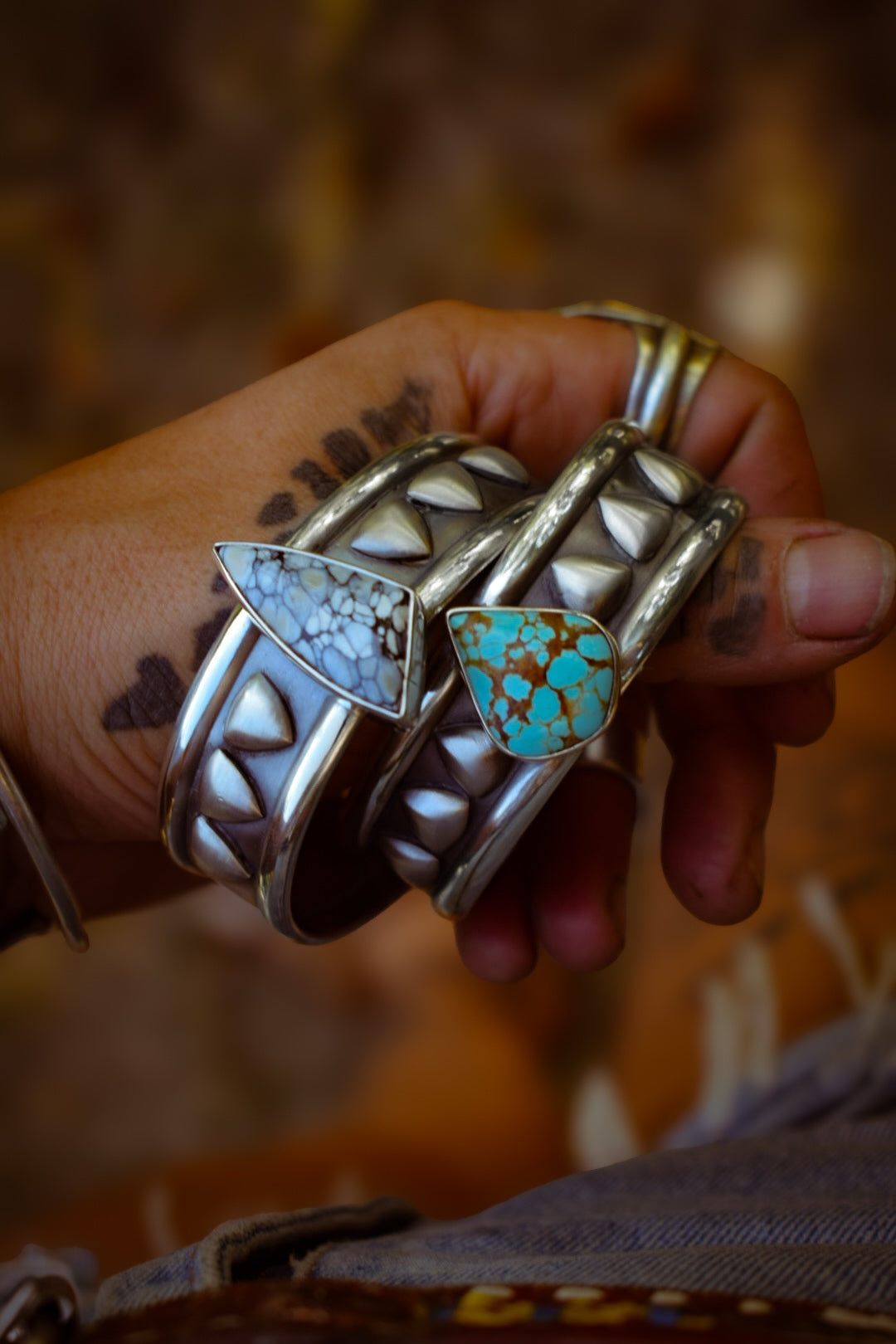 NUMBER 8 - Silver & Turquoise Bracelet #8