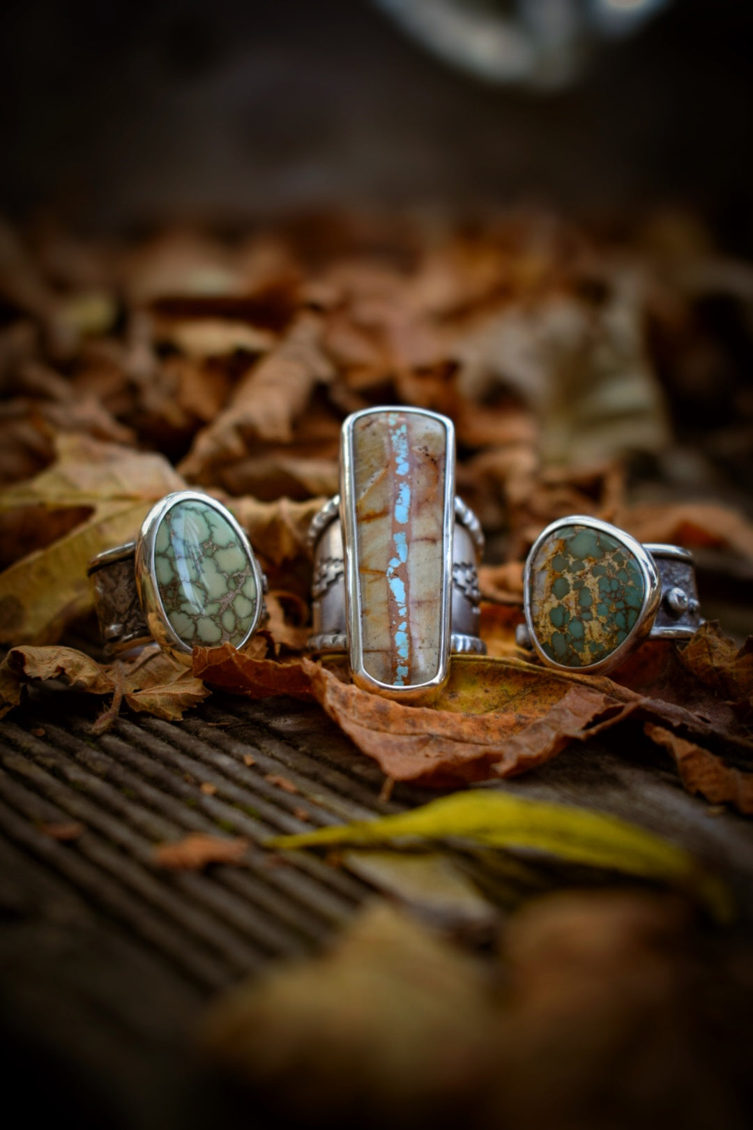 ROYSTON - Bague T56,5 en Argent & Turquoise Royston