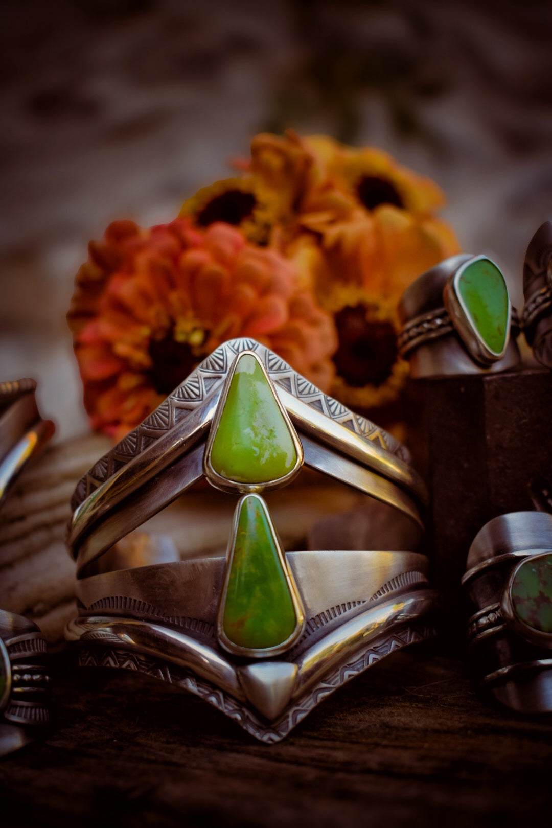 MANHATTAN - Bracelet en Argent & Turquoise Manhattan Green