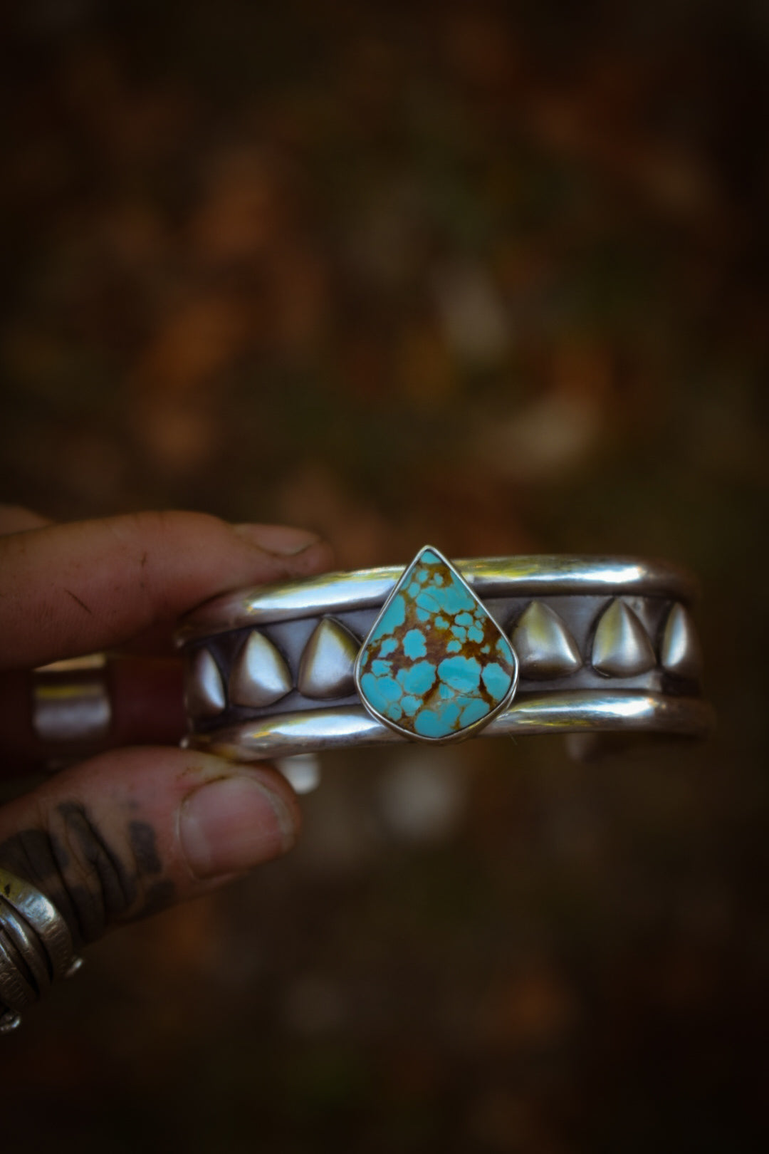 NUMBER 8 - Silver & Turquoise Bracelet #8