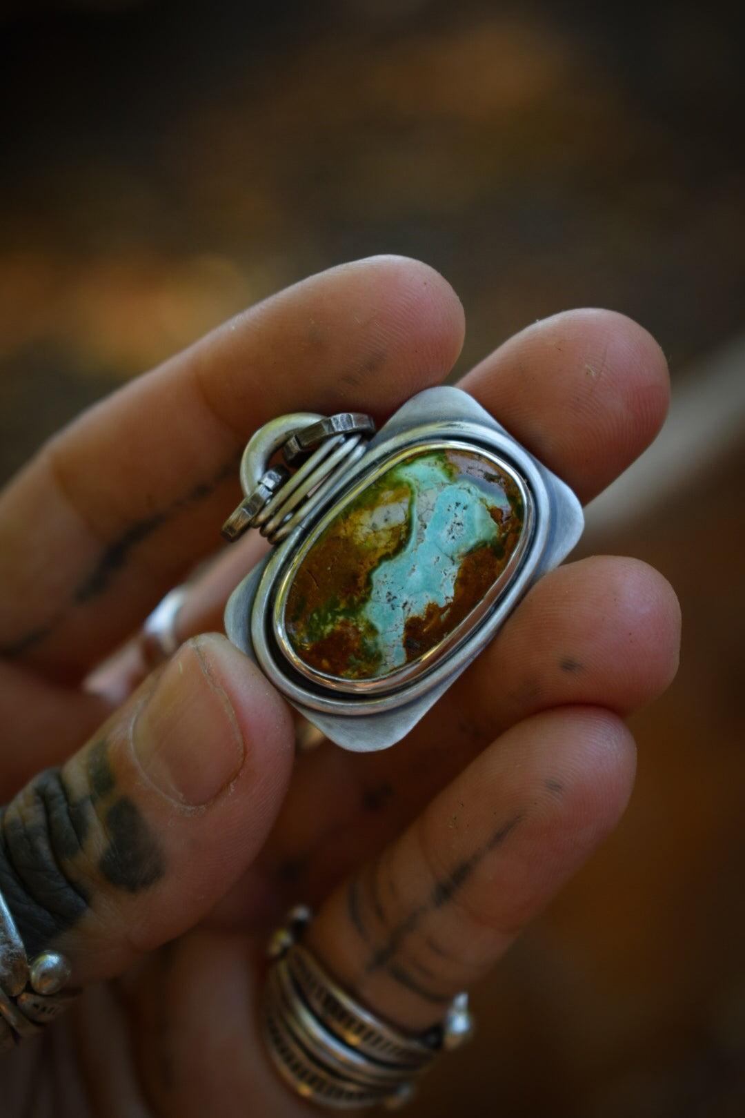 ROYSTON - Pendentif Turquoise Royston