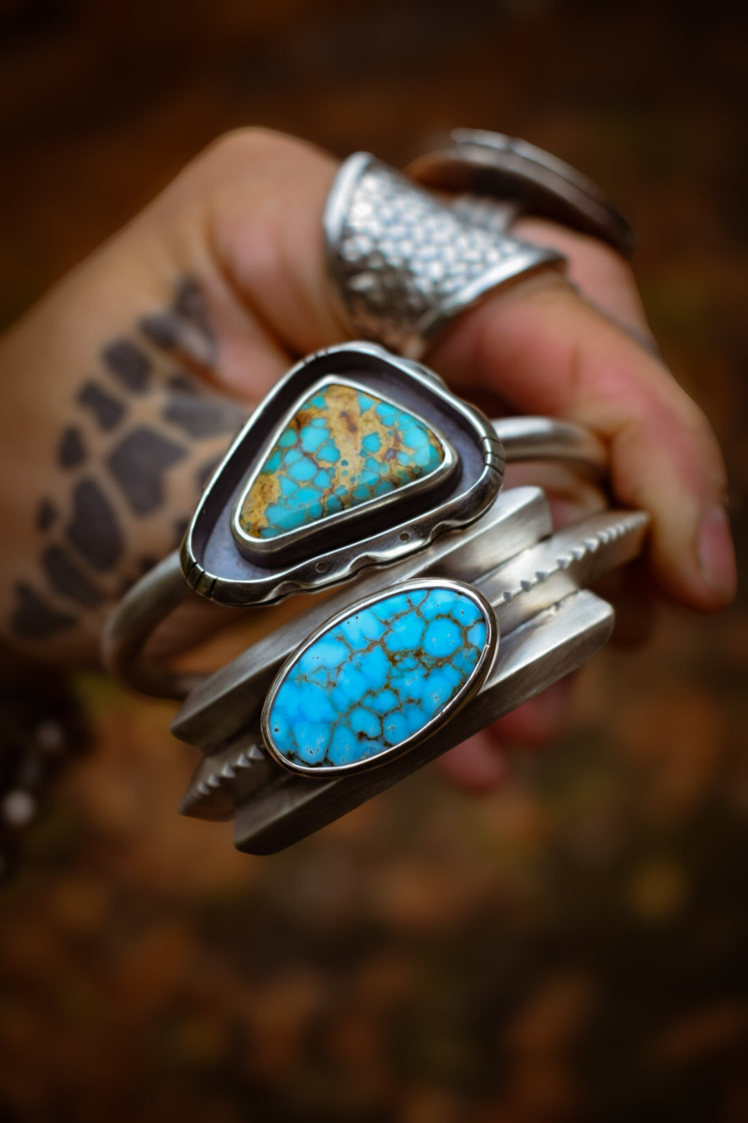 ROYSTON - Bracelet en Argent et Turquoise Royston