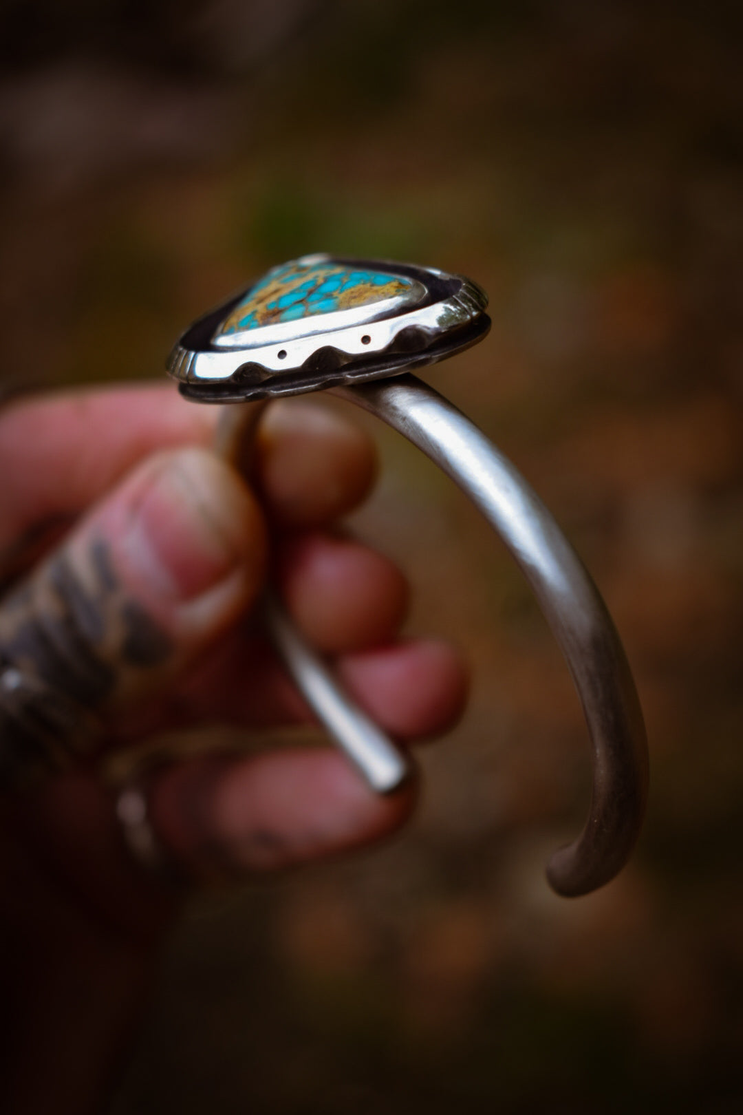ROYSTON - Bracelet en Argent et Turquoise Royston
