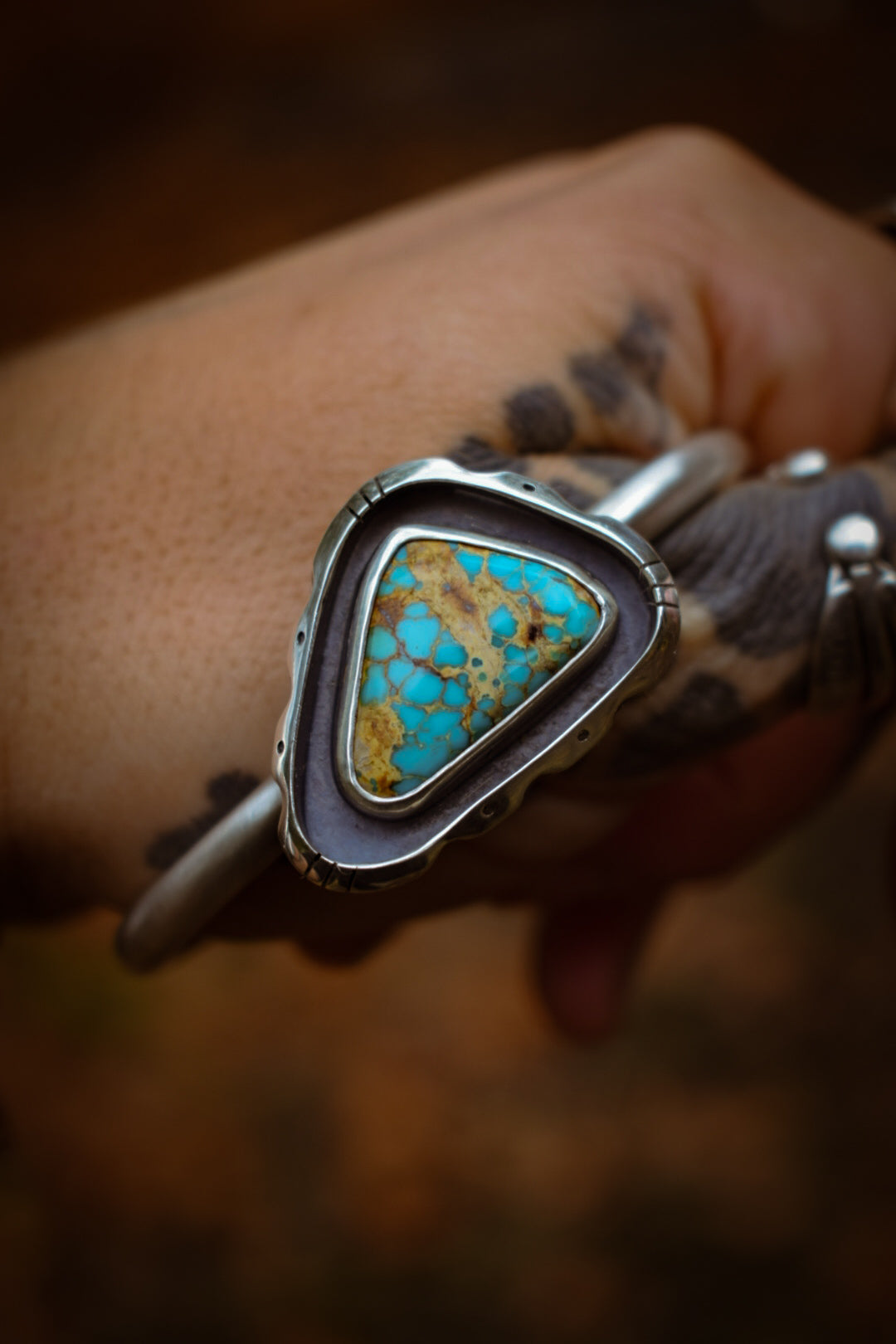 ROYSTON - Bracelet en Argent et Turquoise Royston