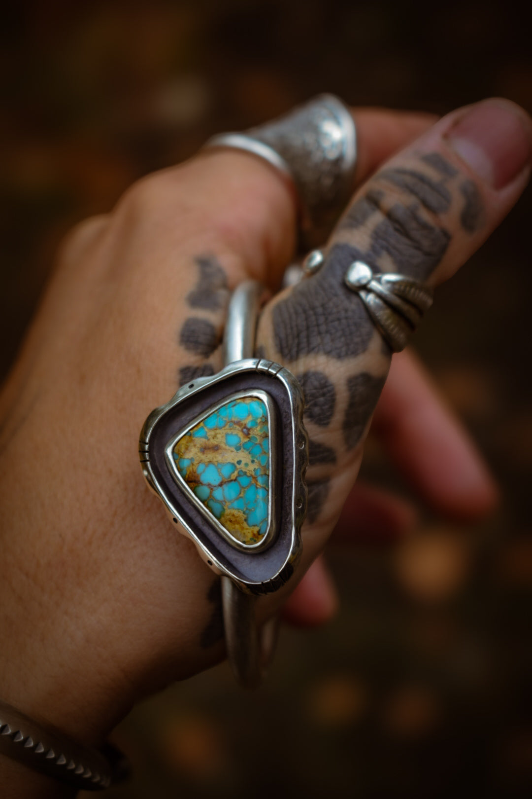 ROYSTON - Bracelet en Argent et Turquoise Royston
