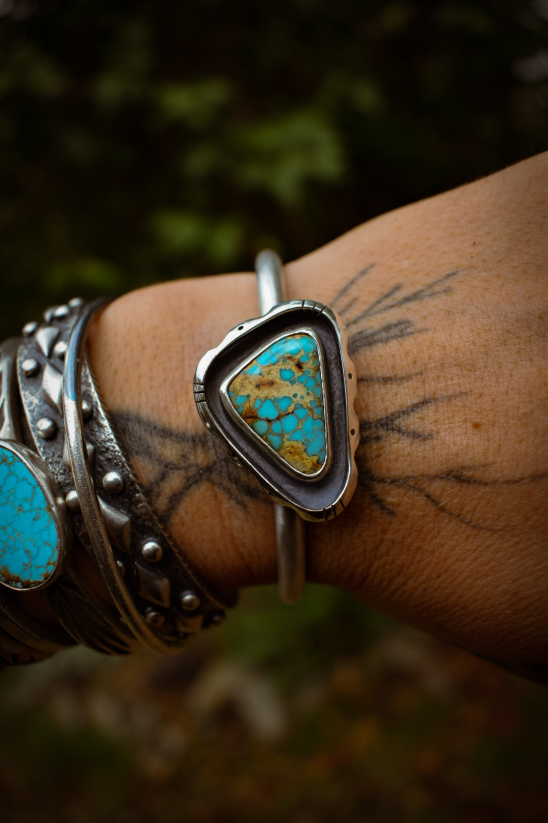 ROYSTON - Bracelet en Argent et Turquoise Royston