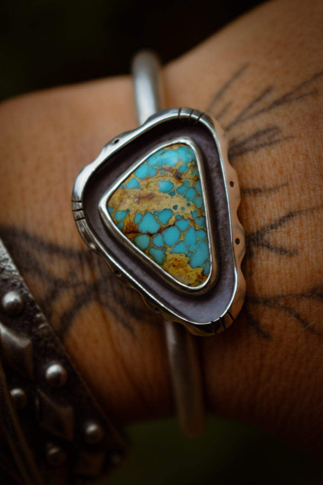 ROYSTON - Bracelet en Argent et Turquoise Royston