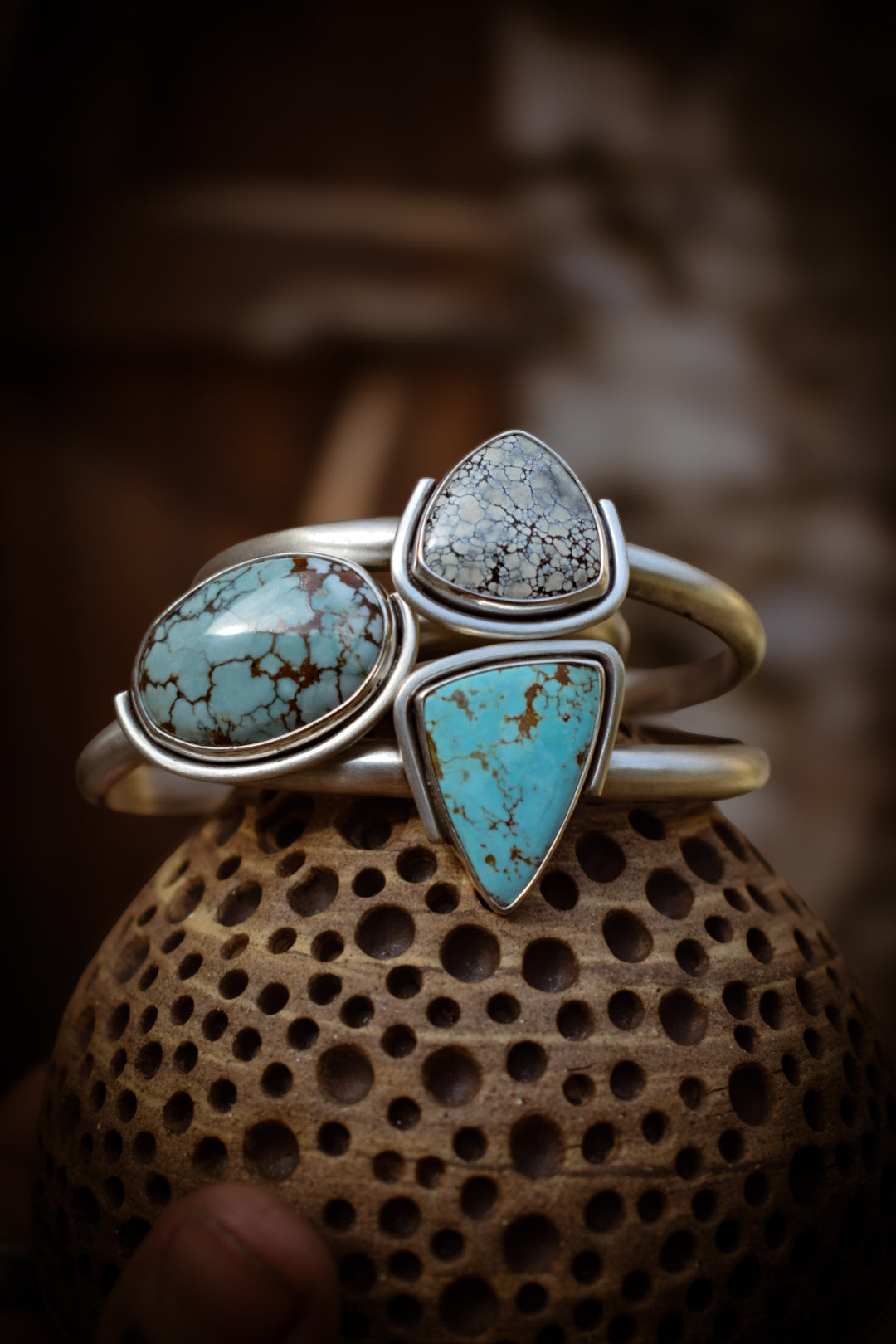 SOBRE - Bracelet en Argent & Turquoise