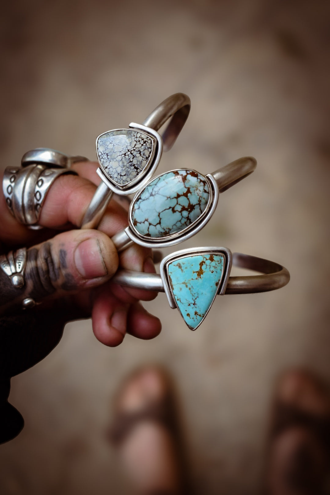 SOBRE - Bracelet en Argent & Turquoise