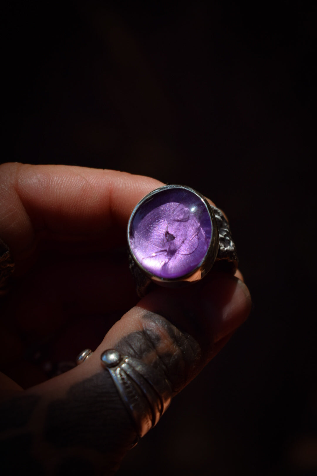 LUMIÈRE - Bague Améthyste Taille 58