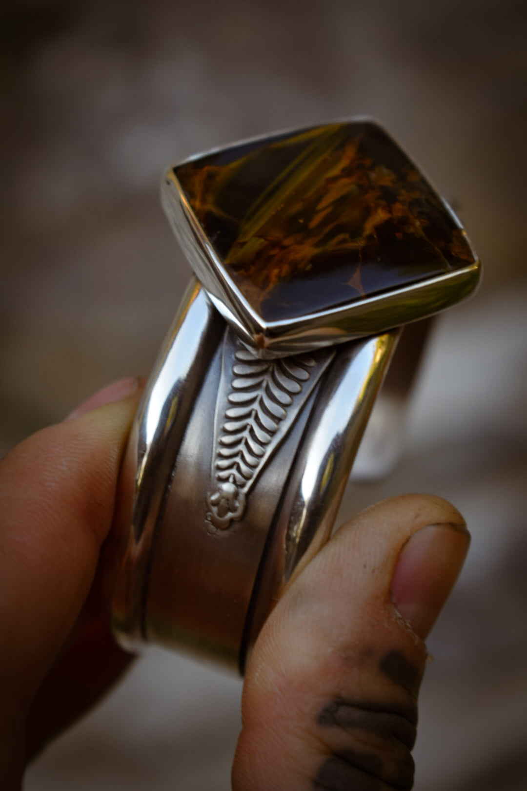 INSPIRAP’TION - Bracelet en Argent & Pietersite