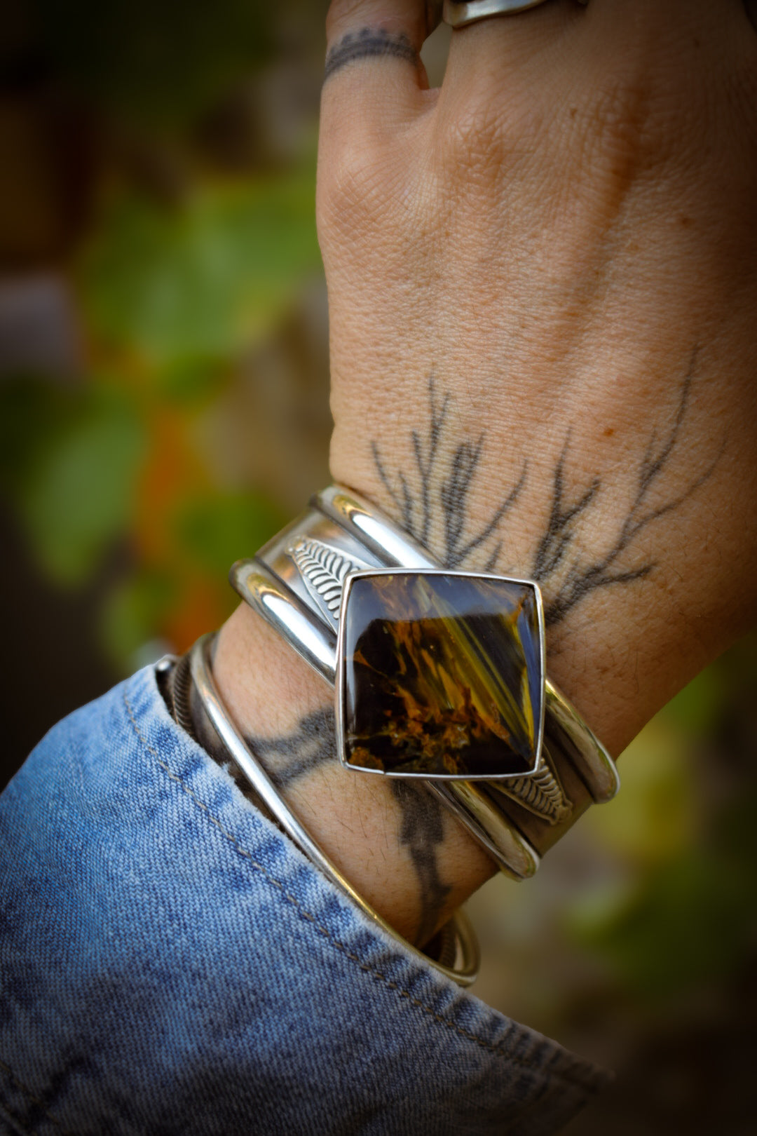 INSPIRAP’TION - Bracelet en Argent & Pietersite