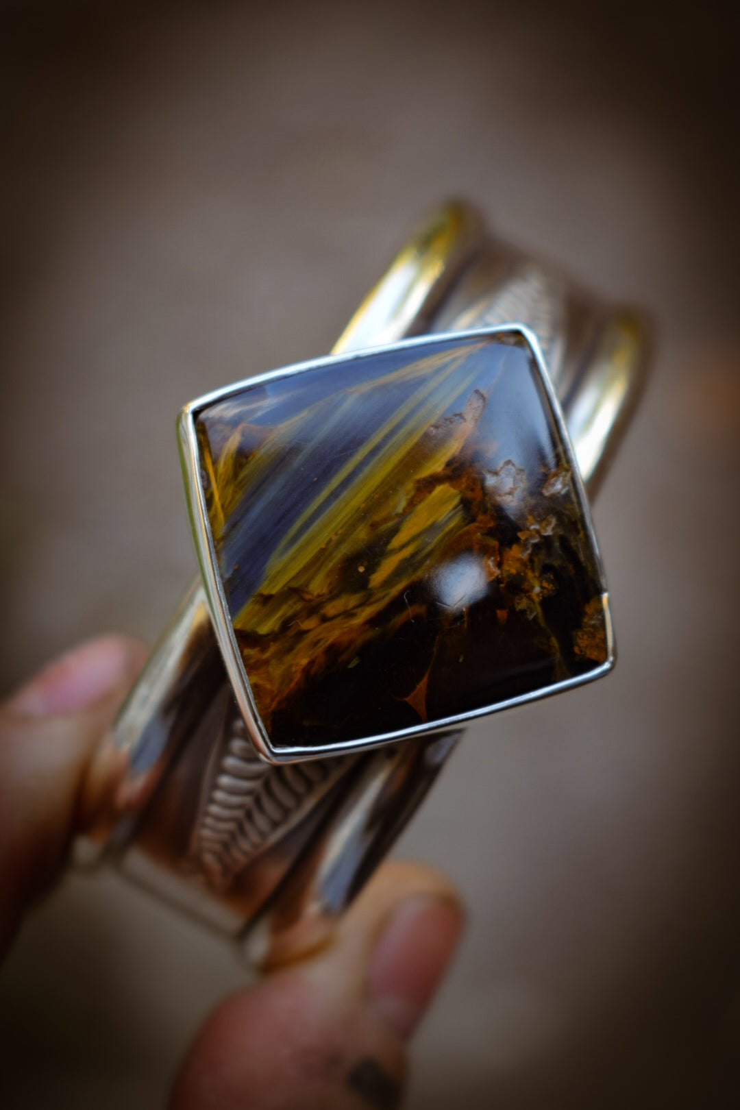 INSPIRAP’TION - Bracelet en Argent & Pietersite