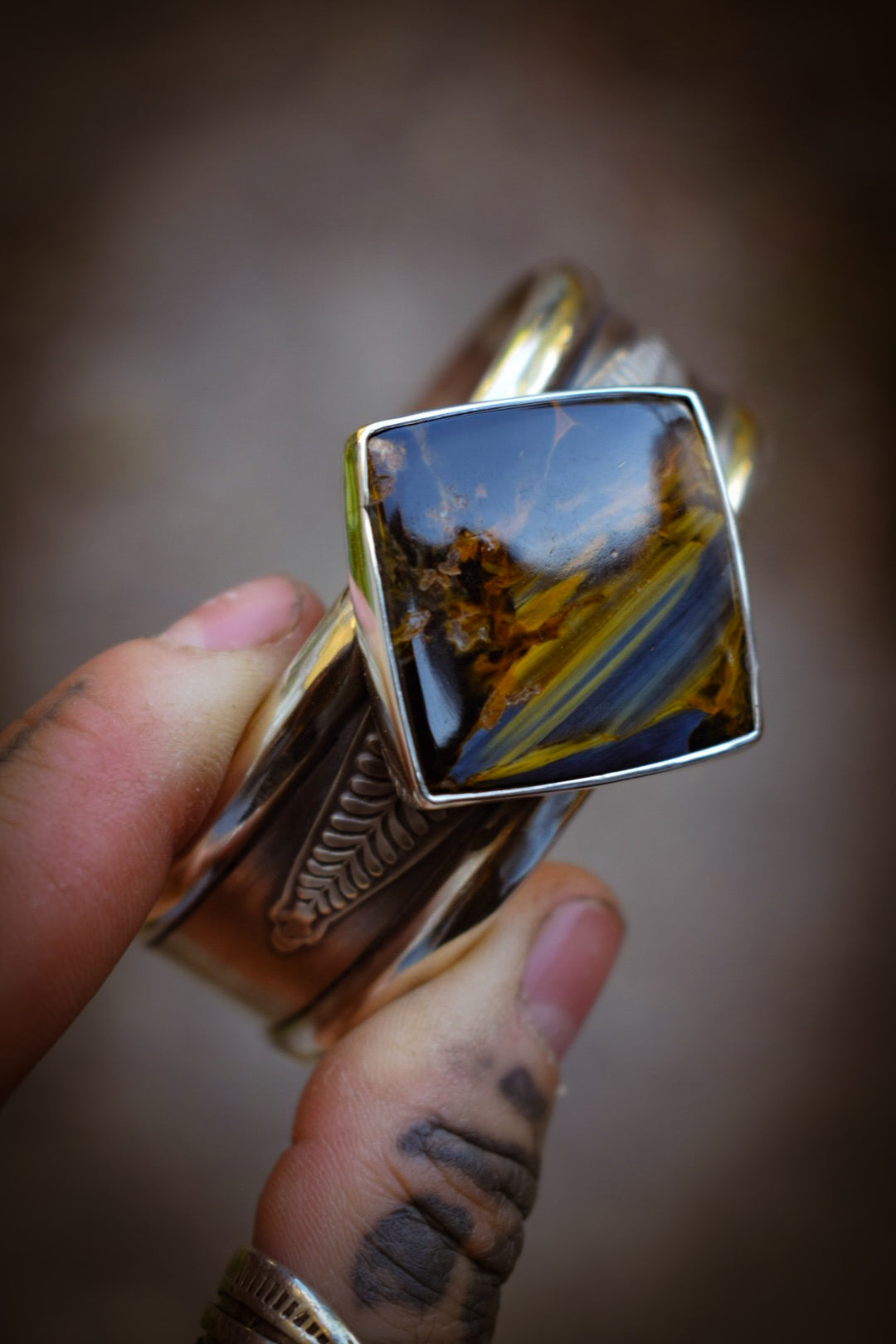 INSPIRAP’TION - Bracelet en Argent & Pietersite