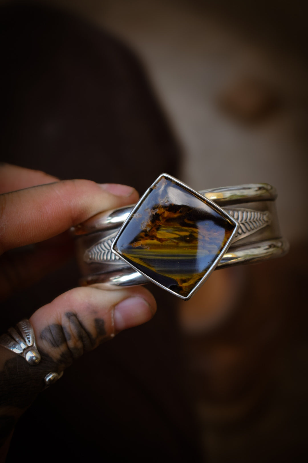 INSPIRAP’TION - Bracelet en Argent & Pietersite