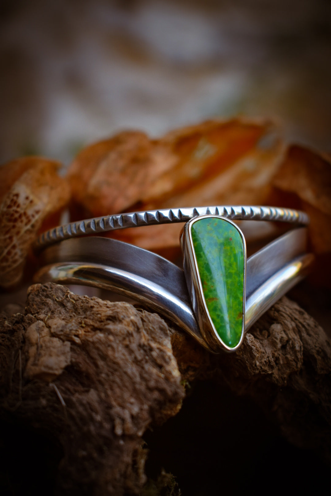 MANHATTAN - Bracelet en Argent & Turquoise Manhattan Green