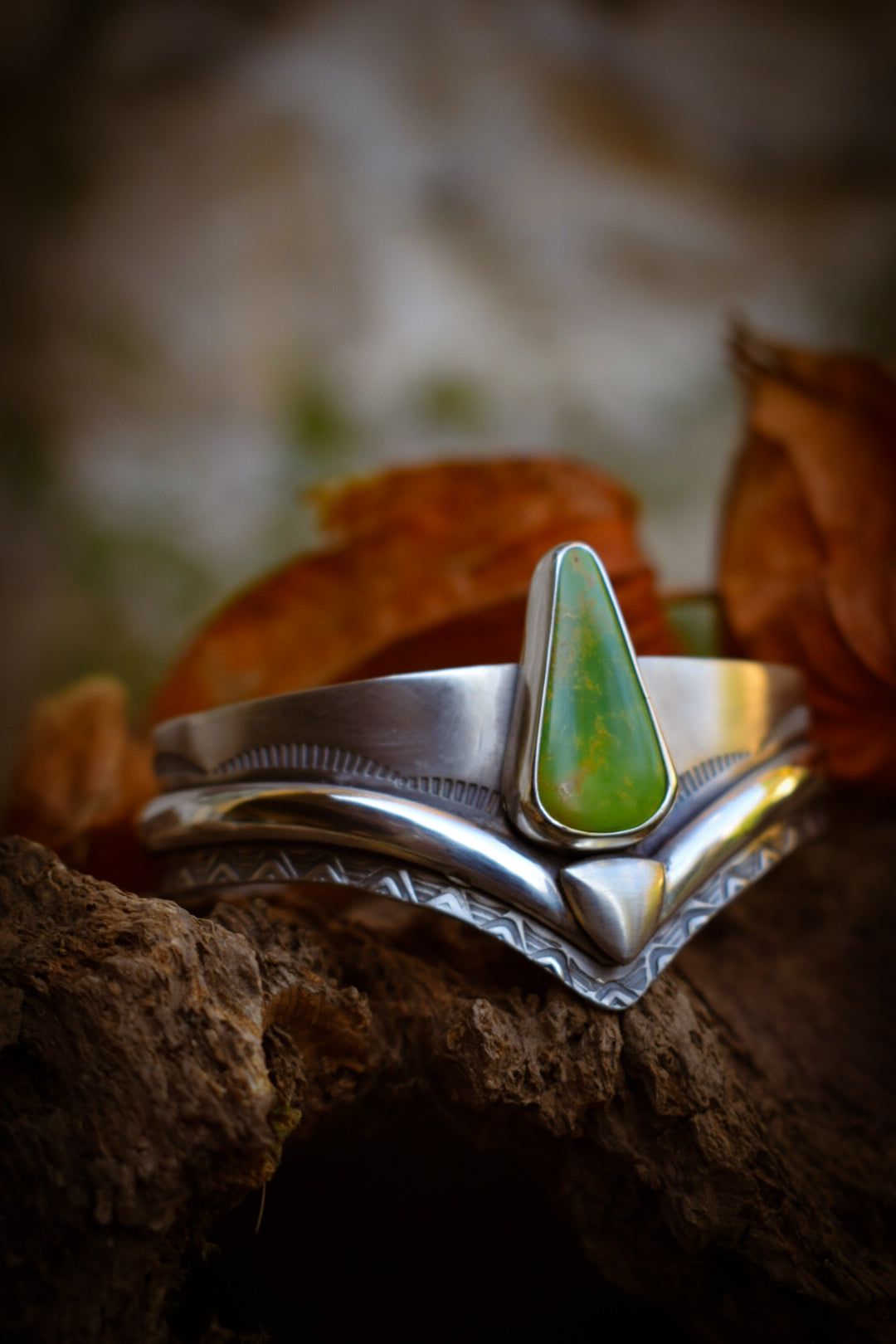 MANHATTAN - Bracelet en Argent & Turquoise Manhattan Green