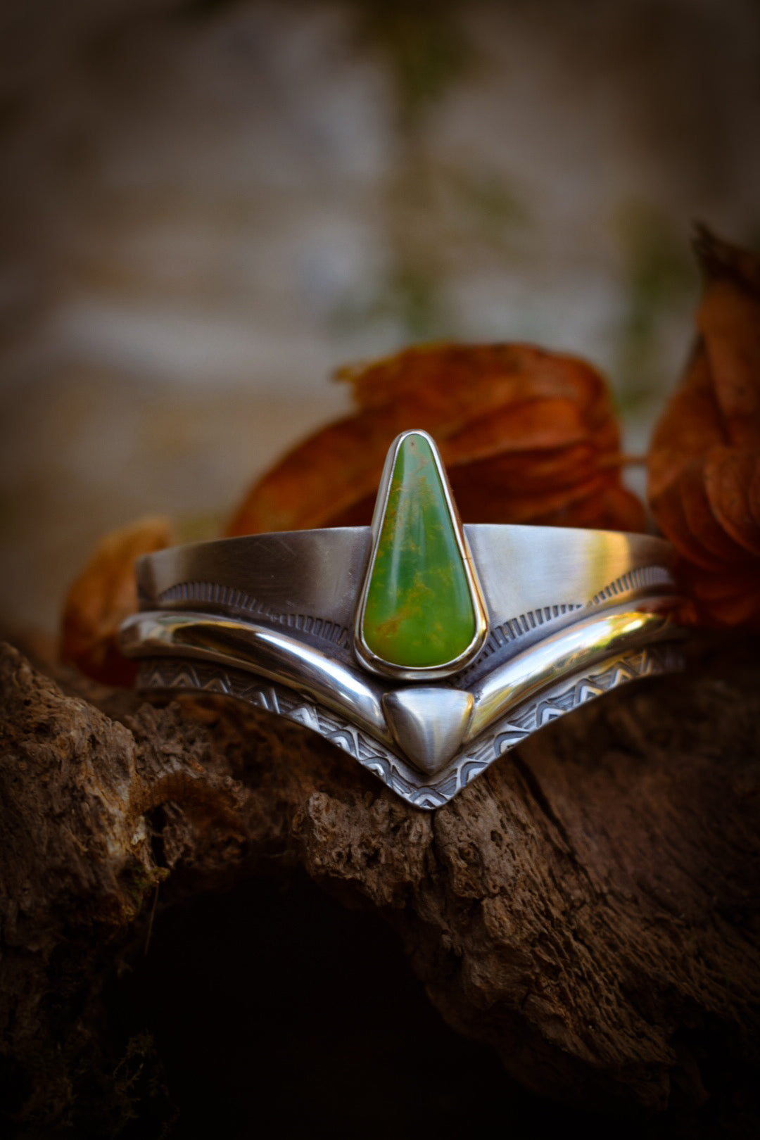 MANHATTAN - Bracelet en Argent & Turquoise Manhattan Green