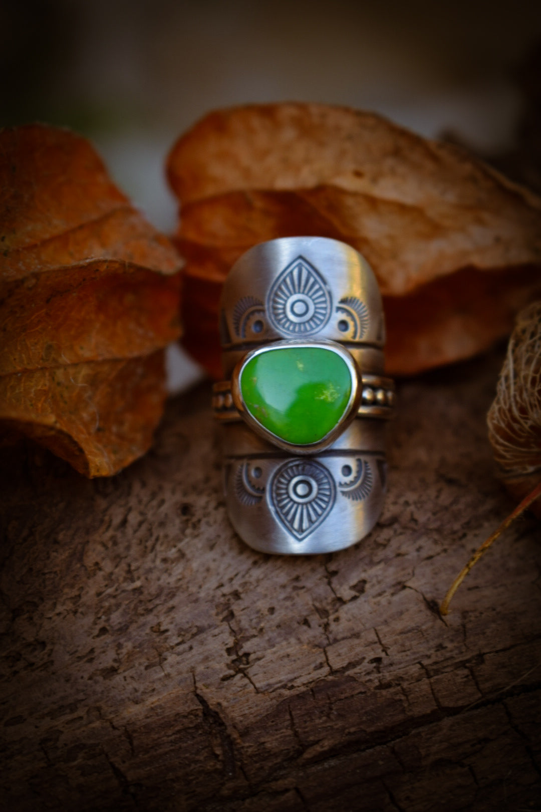 MANHATTAN - Bague réglable en Argent & Turquoise Manhattan Green