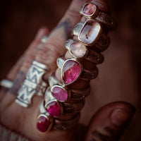 CANDYSHOP - Bague T52 en Argent & Tourmaline rose