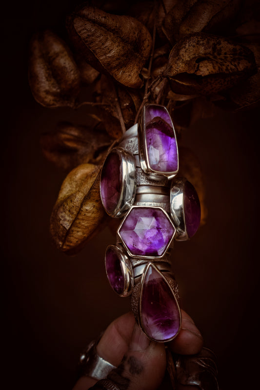 AMETHYSTUM - Bague T51 en Argent & Améthyste