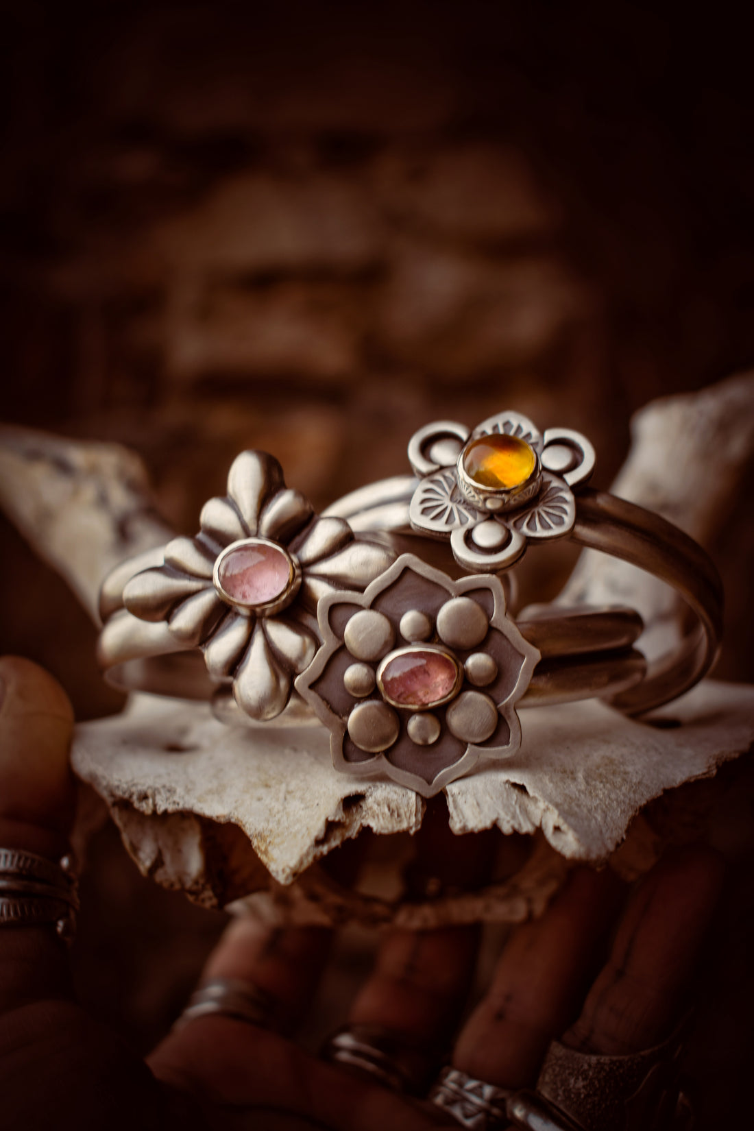 ARDEKO - Bracelet en Argent & Ambre du Mexique