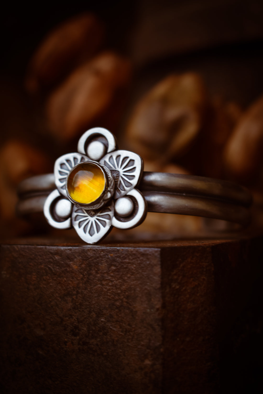 ARDEKO - Bracelet en Argent & Ambre du Mexique