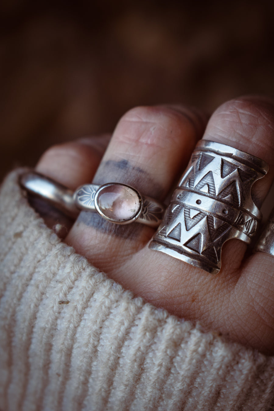 CANDYSHOP - Bague T52 en Argent & Tourmaline rose