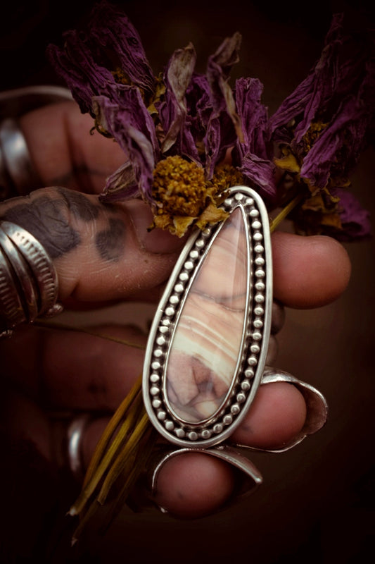 DOUCEUR - Bague T60 en Argent & Jaspe Sumatra Island