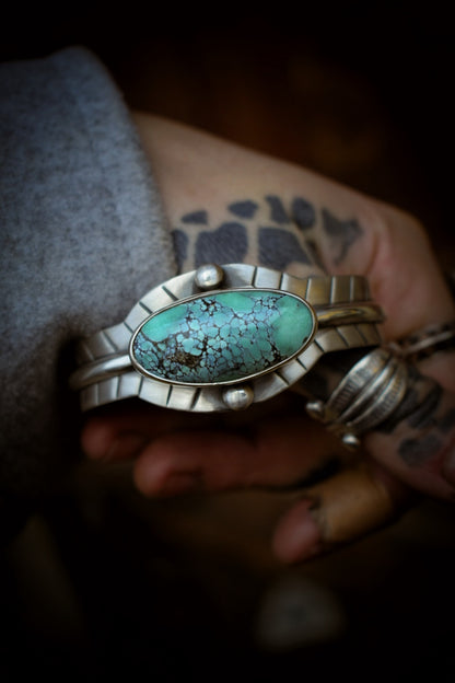 GECKO - Bracelet en Argent & Variscite Gecko