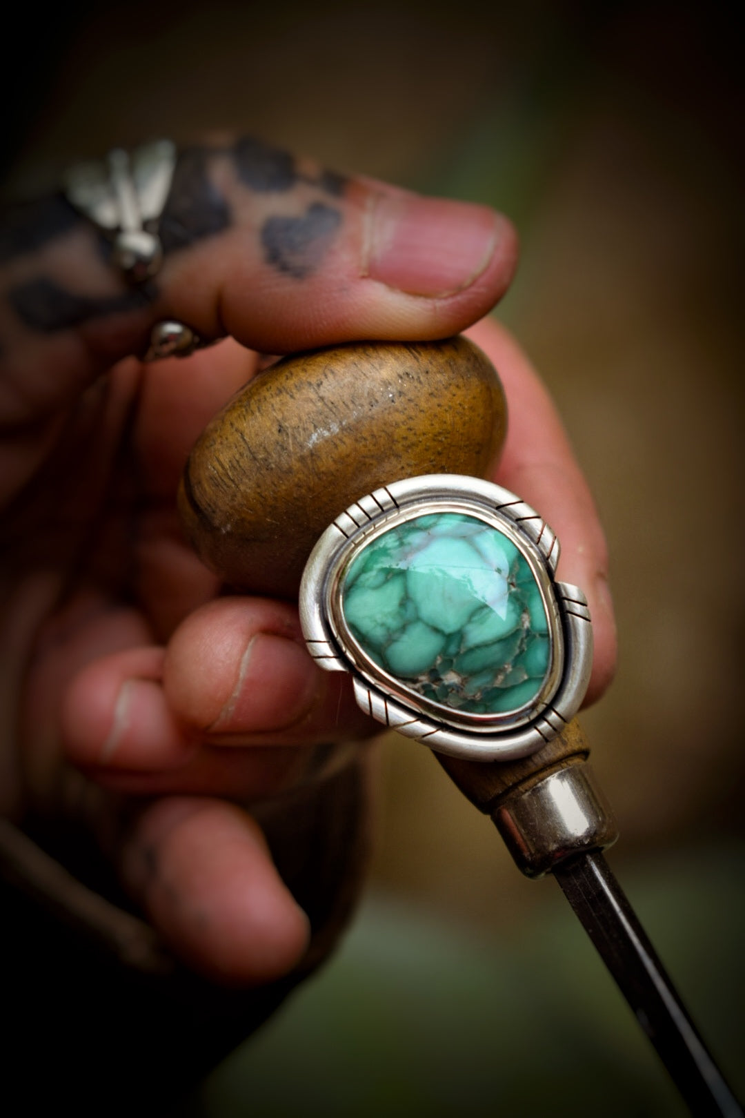 CARMEL - Bague T56 Variscite Carmel Mountain