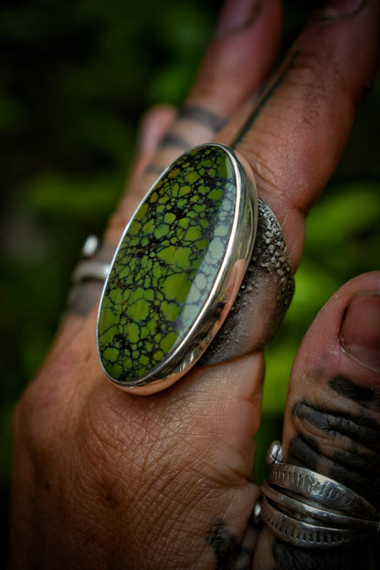 VERT - Bague T60 Turquoise Qingu