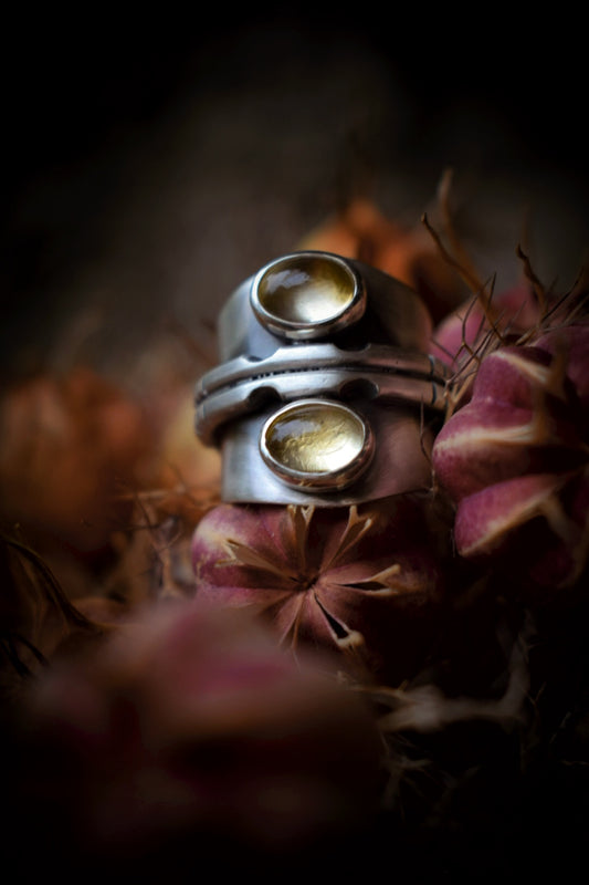 CITRON - Bague Citrine Taille 54,5