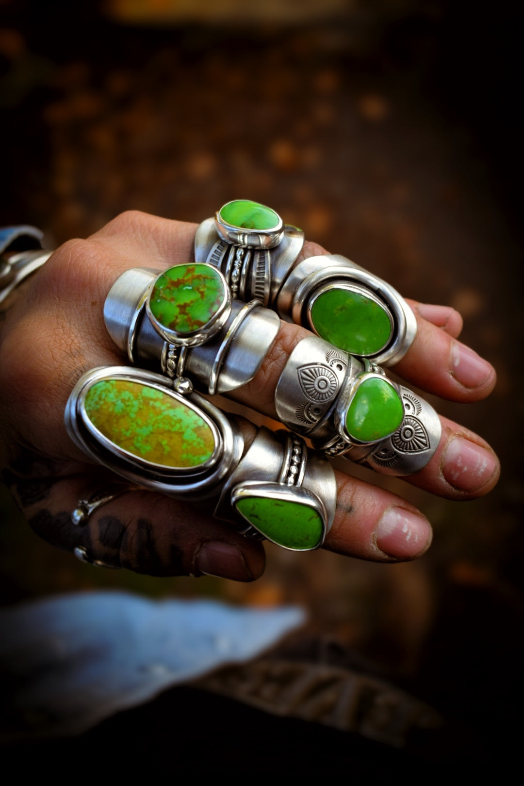 MANHATTAN - Bague T53 en Argent & Turquoise Manhattan Green
