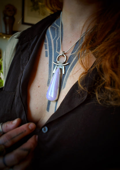 PHOSPO - Pendentif en Argent & Phosphosidérite