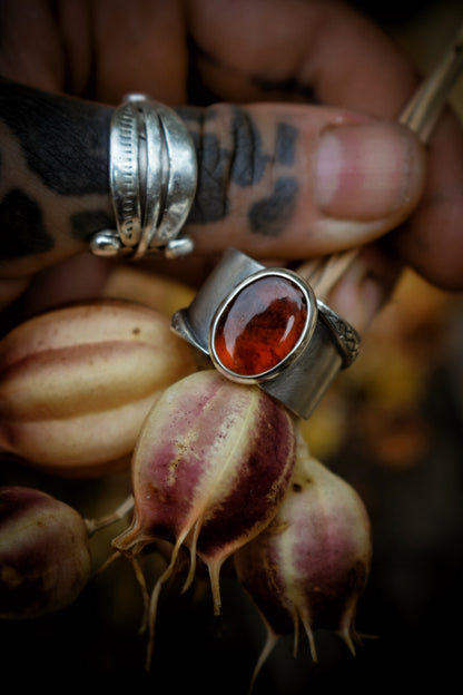 ROYAL - Bague T56/56,5 Grenat