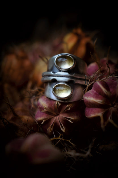 CITRON - Bague Citrine Taille 54,5