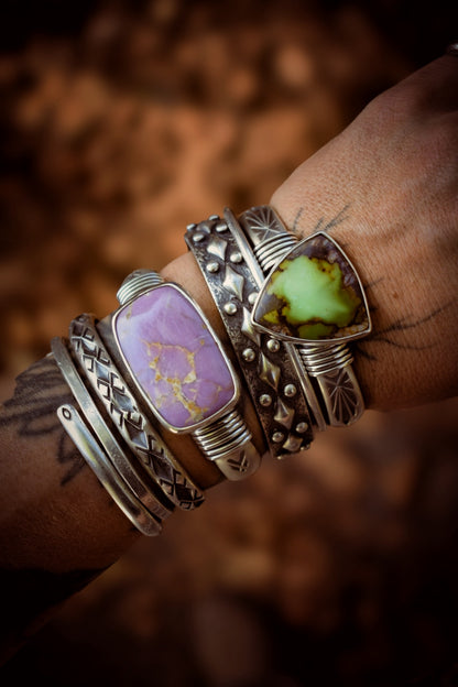 MARÉCAGES - Bracelet en Argent & Chinese Turquoise