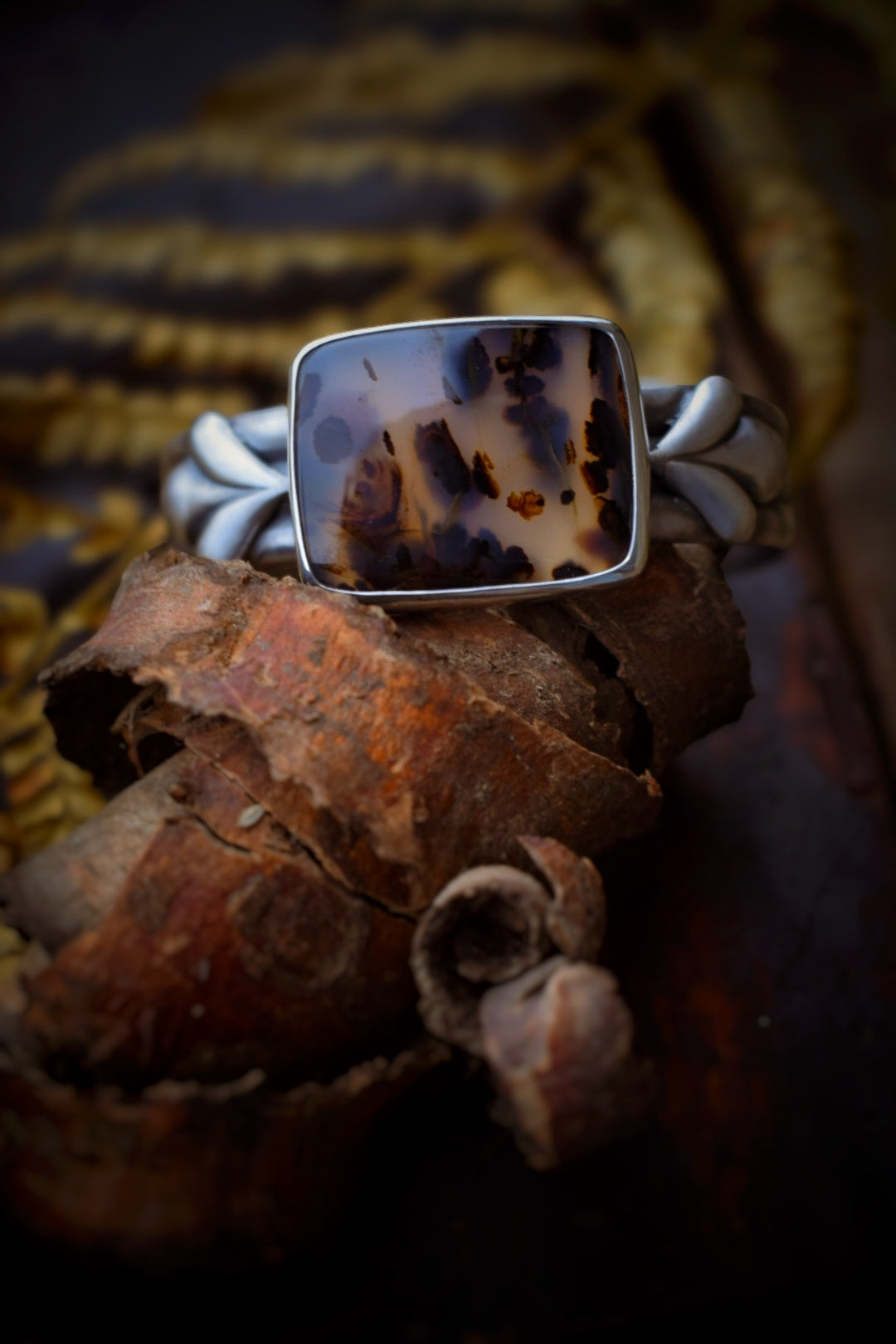 MONTANA - Bracelet en Argent & Agate du Montana