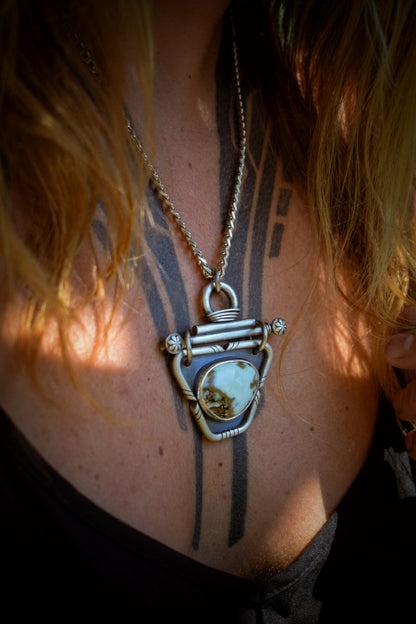 ALOE - Pendentif Aloé Variscite