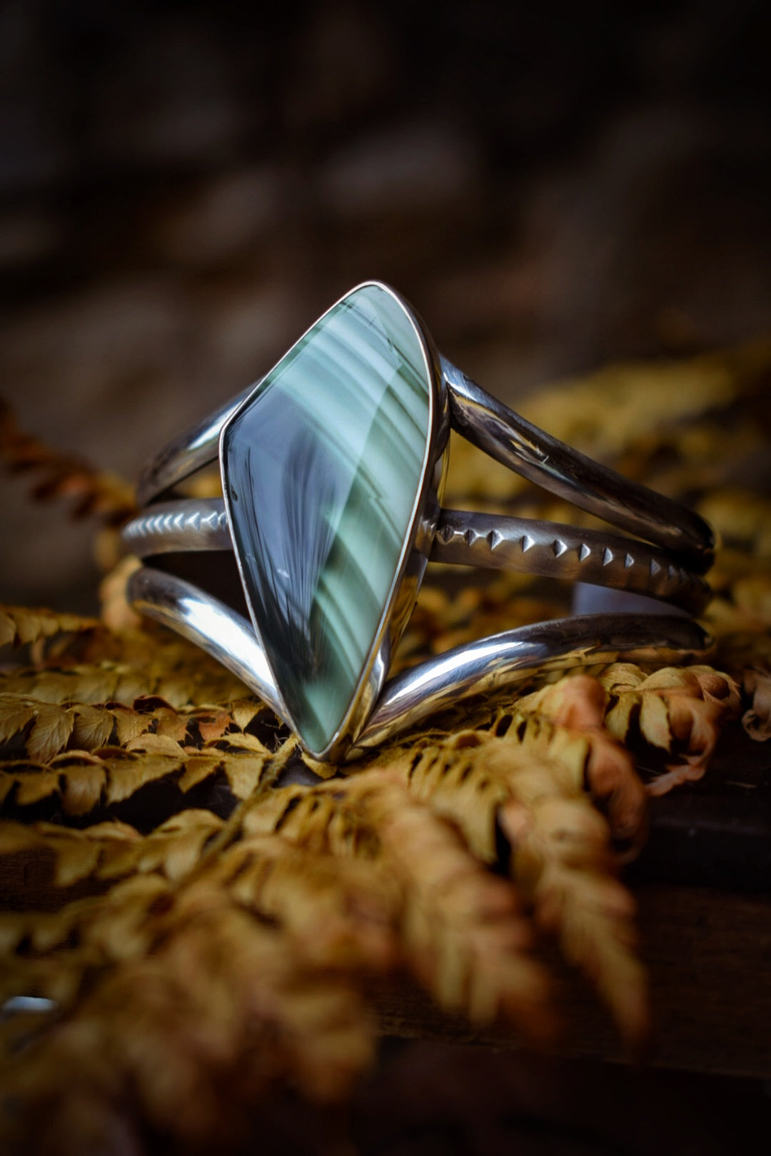 IMPÉRIAL - Bracelet en Argent & Jaspe Impérial