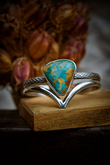 ROYSTON - Bracelet en Argent & Turquoise Royston