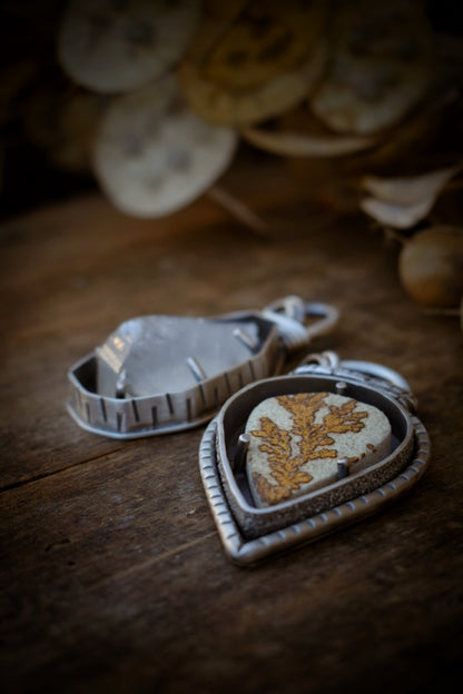 RUSTICA - Pendentif en Argent & Quartz