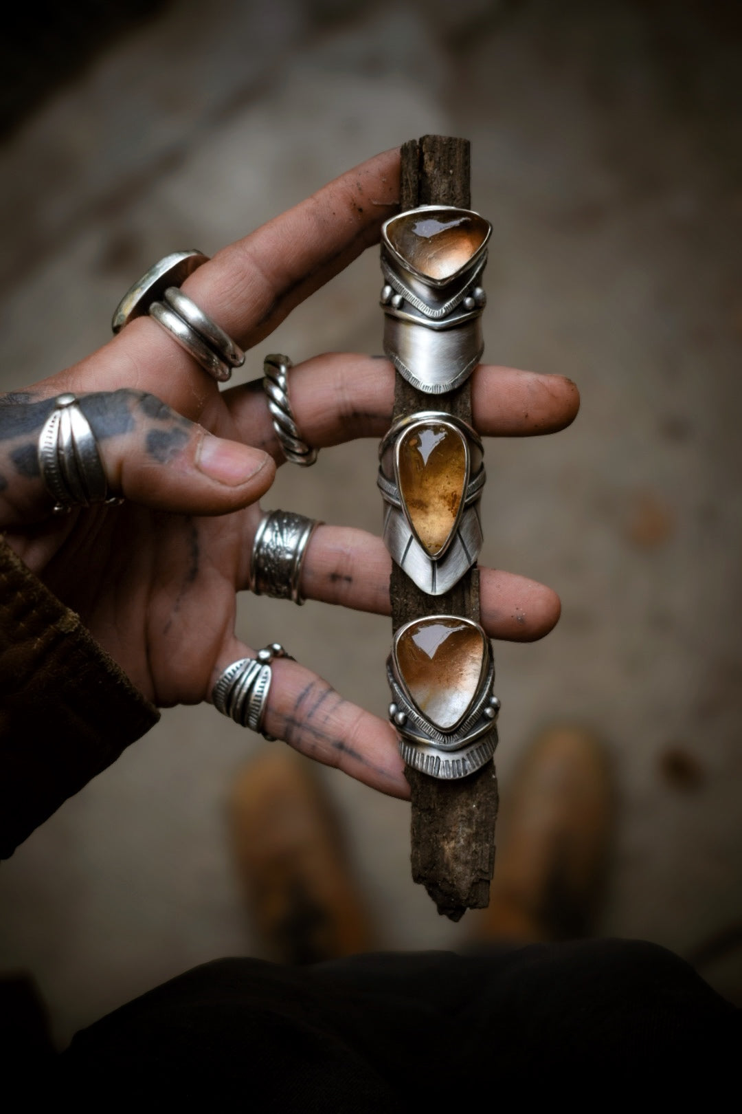 IMPÉRIALE - Bague réglable Topaze Impériale