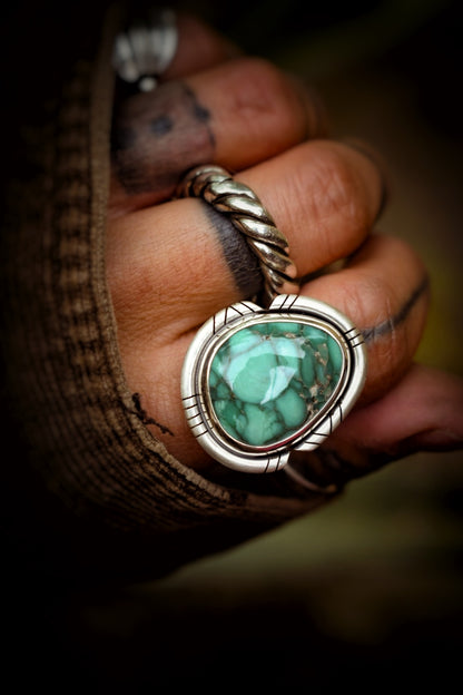 CARMEL - Bague T56 Variscite Carmel Mountain