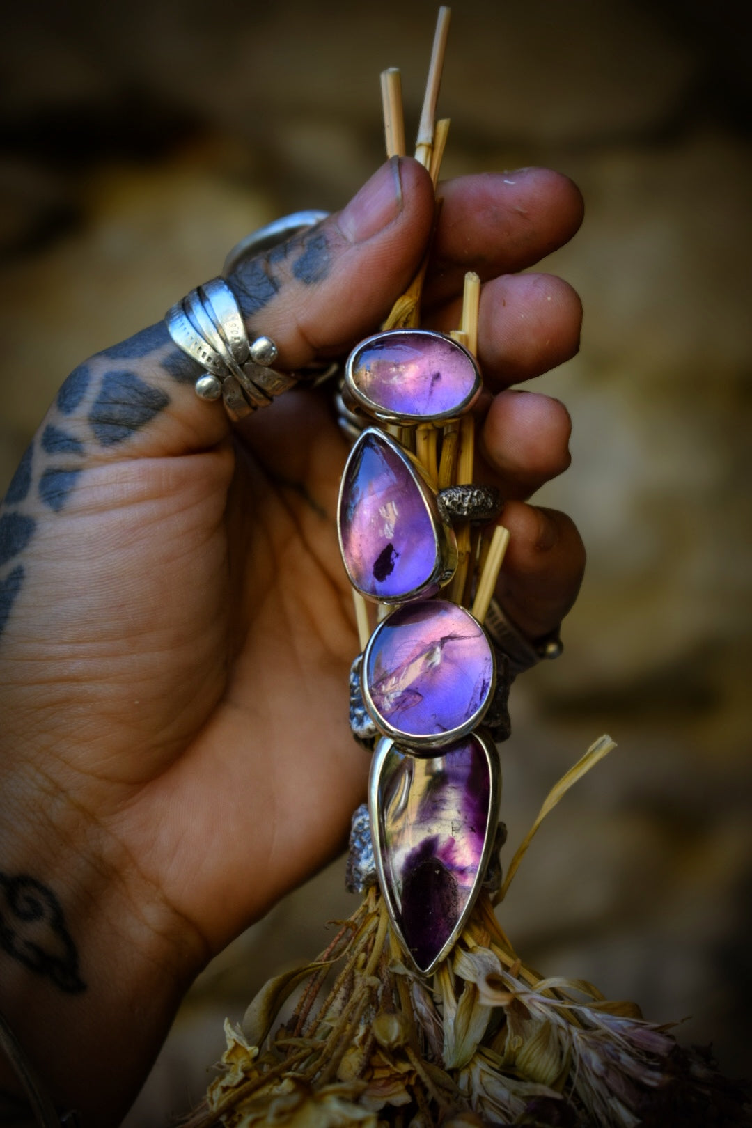 LUMIÈRE - Bague Améthyste Taille 58