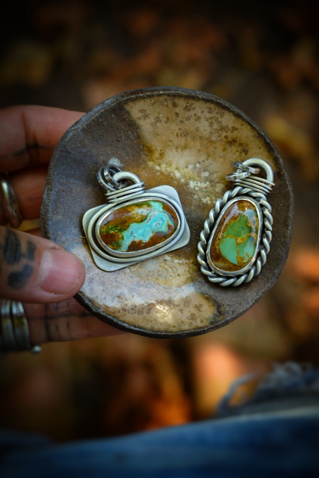 LA GUEULE CASSÉE - Pendentif Turquoise Royston