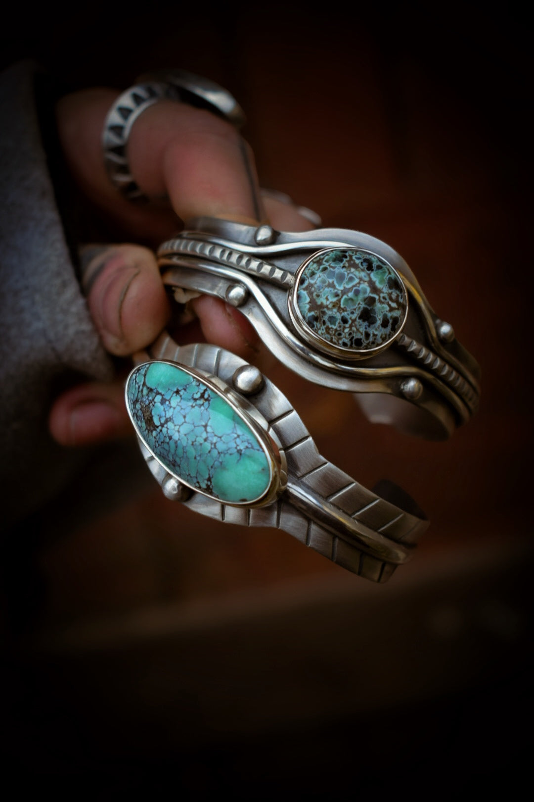 GECKO - Bracelet en Argent & Variscite Gecko
